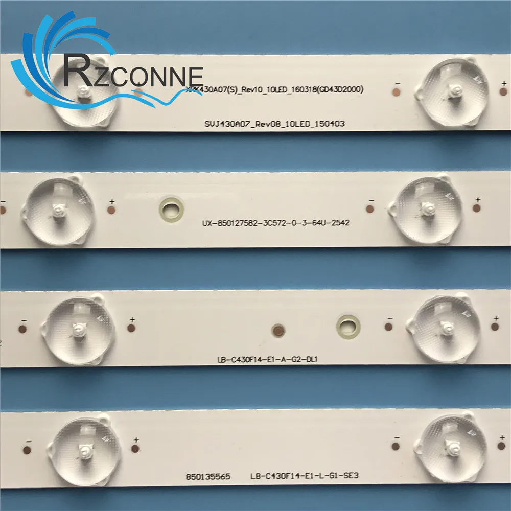 Светодиодная лента для подсветки телевизора Changhong 43 дюйма LED 43D7200I SVJ430A07 Rev07 R L type