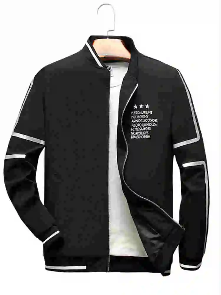 Мужская куртка 2019 Новая модная повседневная мужская спортивная бейсбольная