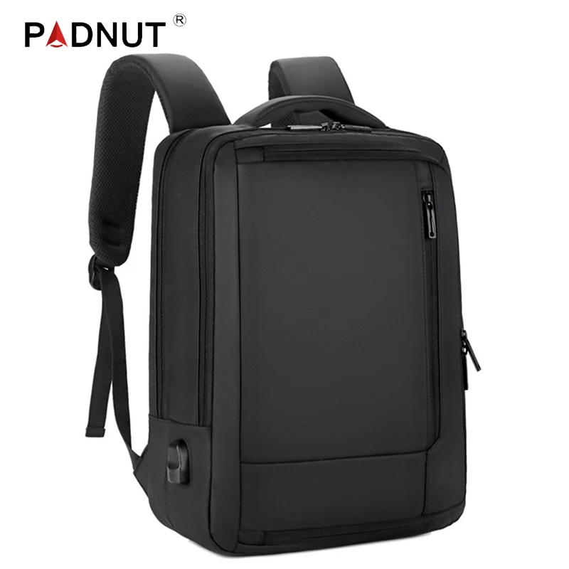 Мужской деловой рюкзак с usb-зарядкой водонепроницаемый дорожный для ноутбука 15 6