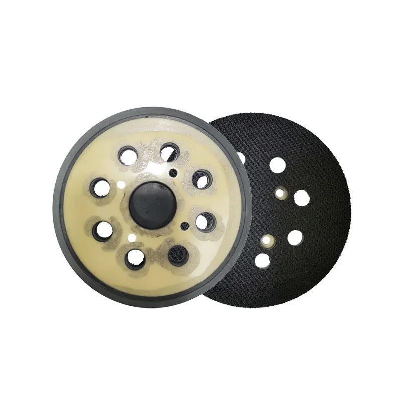 

5 Inches 125 MM 8-Hole Back-up Sanding Pad 3/4 Nails Hook and Loop Sander Backing Pad for Electric Makita Orbital Sander