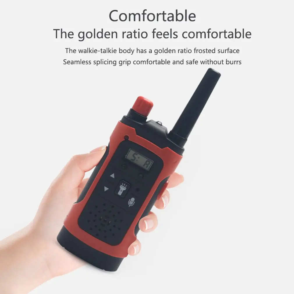 mini 80 100m kids walkie talkies toy child electronic radio voice interphone toy outdoor lcd display walkie talkies toy free global shipping