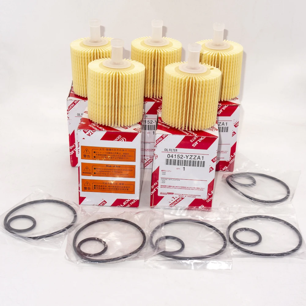 Подходит для Toyota Lexus Scion OEM масляный фильтр 04152-YZZA1 - Цвет: 5pcs