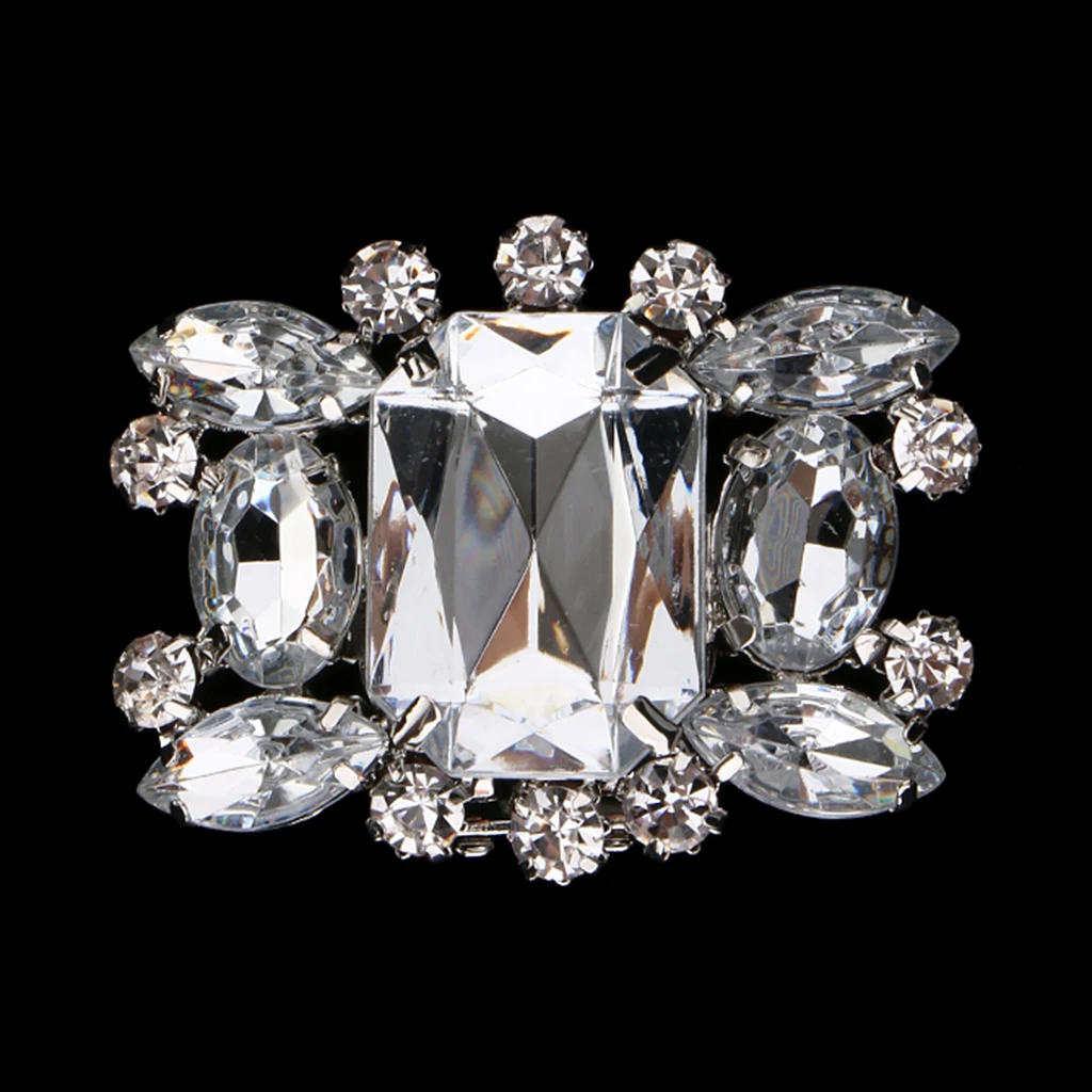 2 шт. Стразы Кристальные Свадебные украшения для свадебной обуви с бантом зажимы