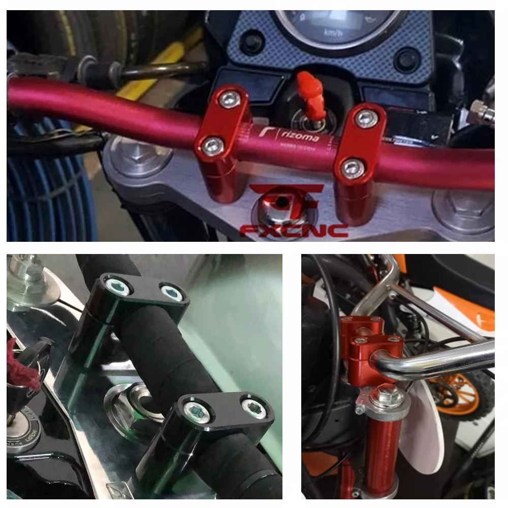Универсальный зажим-адаптер для мотоциклетного руля Kawasaki NINJA 250R 300R 650R ZX6R 636 Z750 Z1000