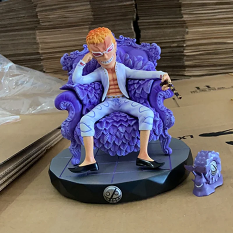 ONE PIECE Donquixote Doflamingo Statue JOKER Bust Seven Warlords Of The Sea GK ResinAction Figure Collectible Model Toy BOX H2 | Игрушки и
