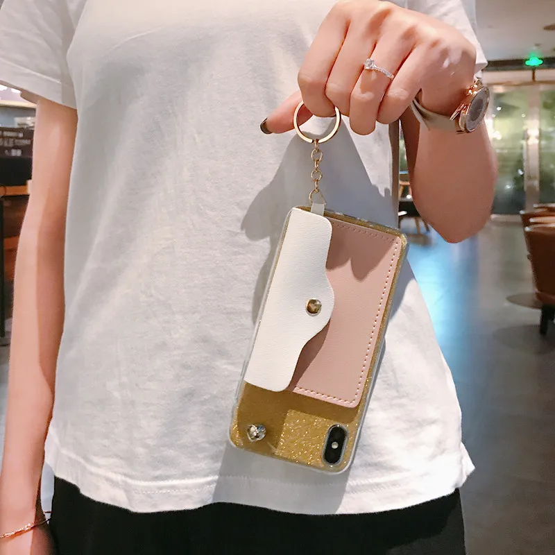 Кожаный чехол-кошелек с блестками для Asus Zenfone 4 3 ZE520KL ZE552KL Max Pro ZC554KL ZC520KL ZS551KL Selfie ZD553KL