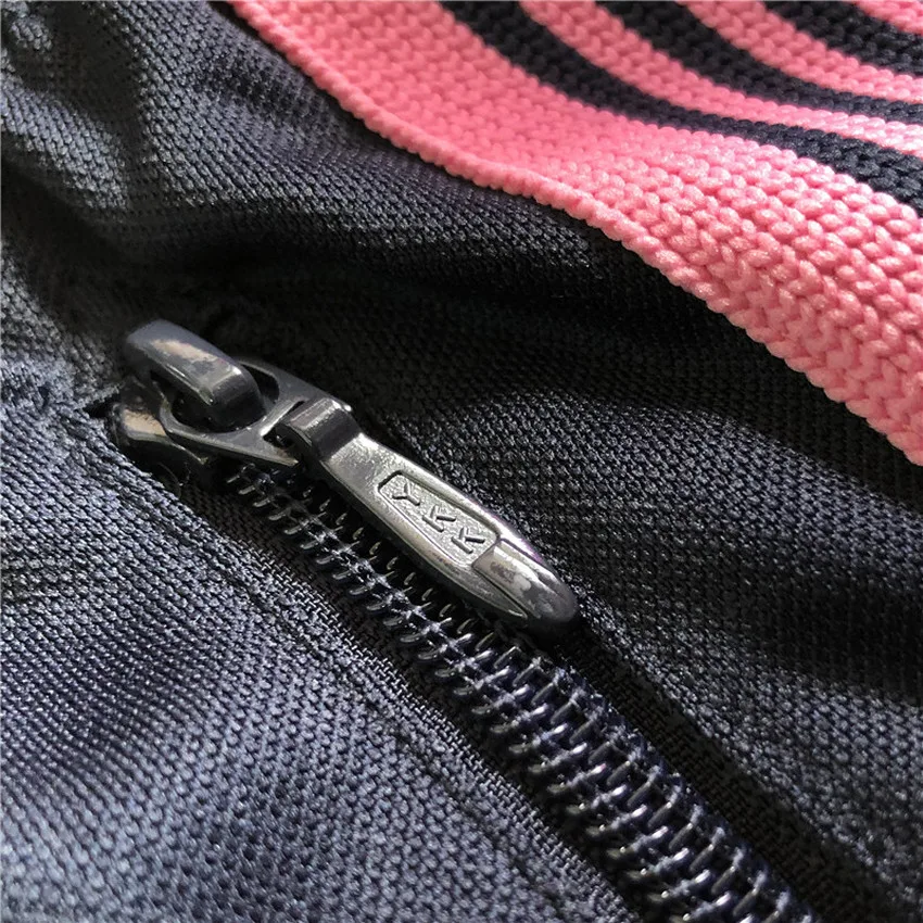 

Pink Stripe Needles AWGE Sweatpants Men Women butterfly embroidery Needles Pants High Quality AWGE Pants