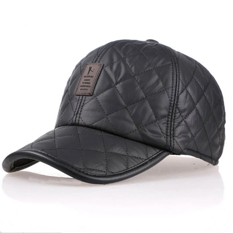 Высокое качество 2017 бейсбольная кепка для мужчин осень зима модные шапки из