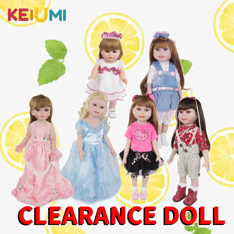 KEIUMI Клиренс Кукла реборн куклы ткань тело Реалистичная новорожденная кукла
