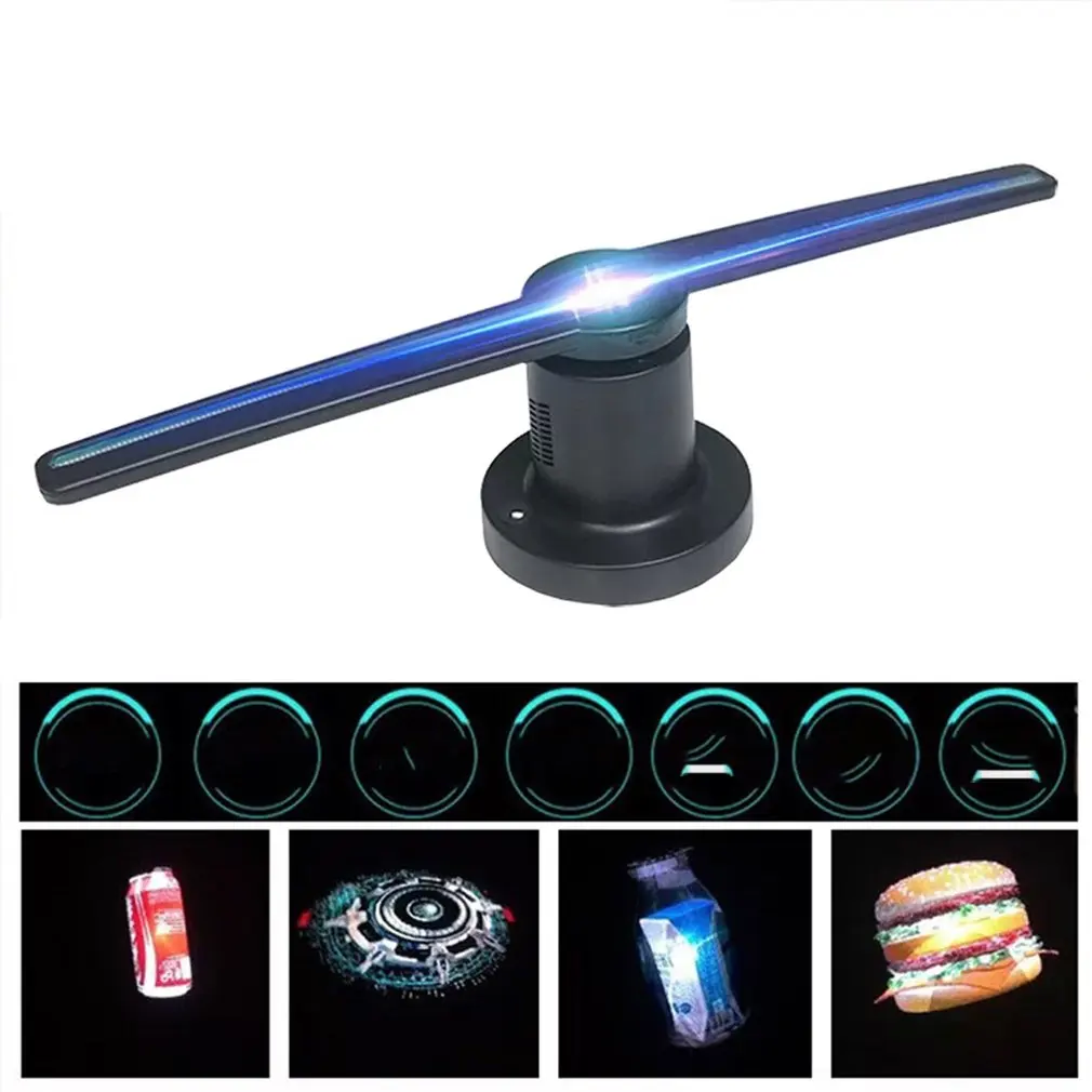 3D голографическая машина для рекламы голым глазом голографический вентилятор