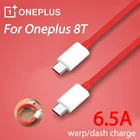 Оригинальный кабель Oneplus 8 T, 8 T, Warp Charge Type-C, 6,5 А, для быстрой зарядки One Plus 8, 7 Pro, 7t, 6t, 6, 5t, 5, 3t, 3