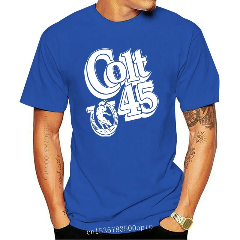 

New 2021 COLT 45 STOUT MALT LIQUOR Beer Jeff Spicoli Mens Black T-Shirt S-3XL