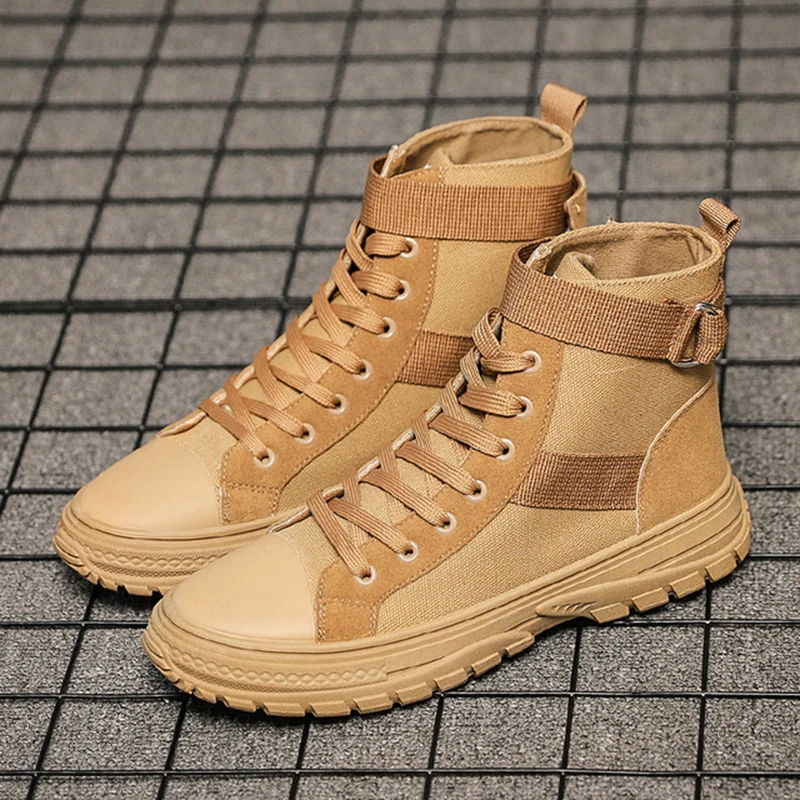 2019 популярные мужские ботинки модные теплые зимние мужская обувь Осенняя
