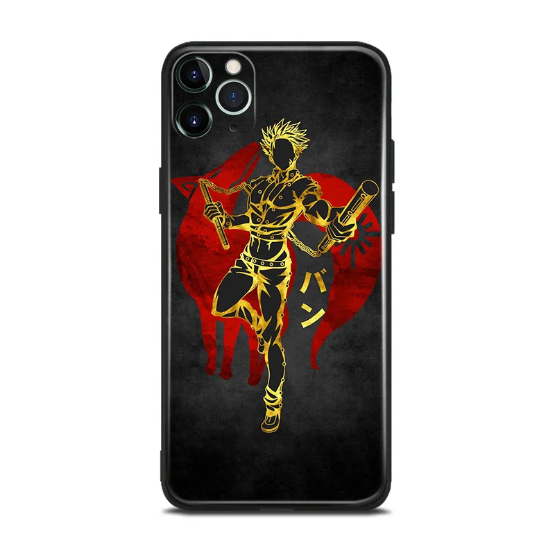ban seven deadly sins anime for iphone se 6 6s 7 8 plus x xr xs 11 12 mini pro max soft silicone phone case cover shell free global shipping
