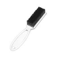 plastic handle hairdressing soft hair cleaning brush barber neck duster broken hair remove comb hair styling tools comb