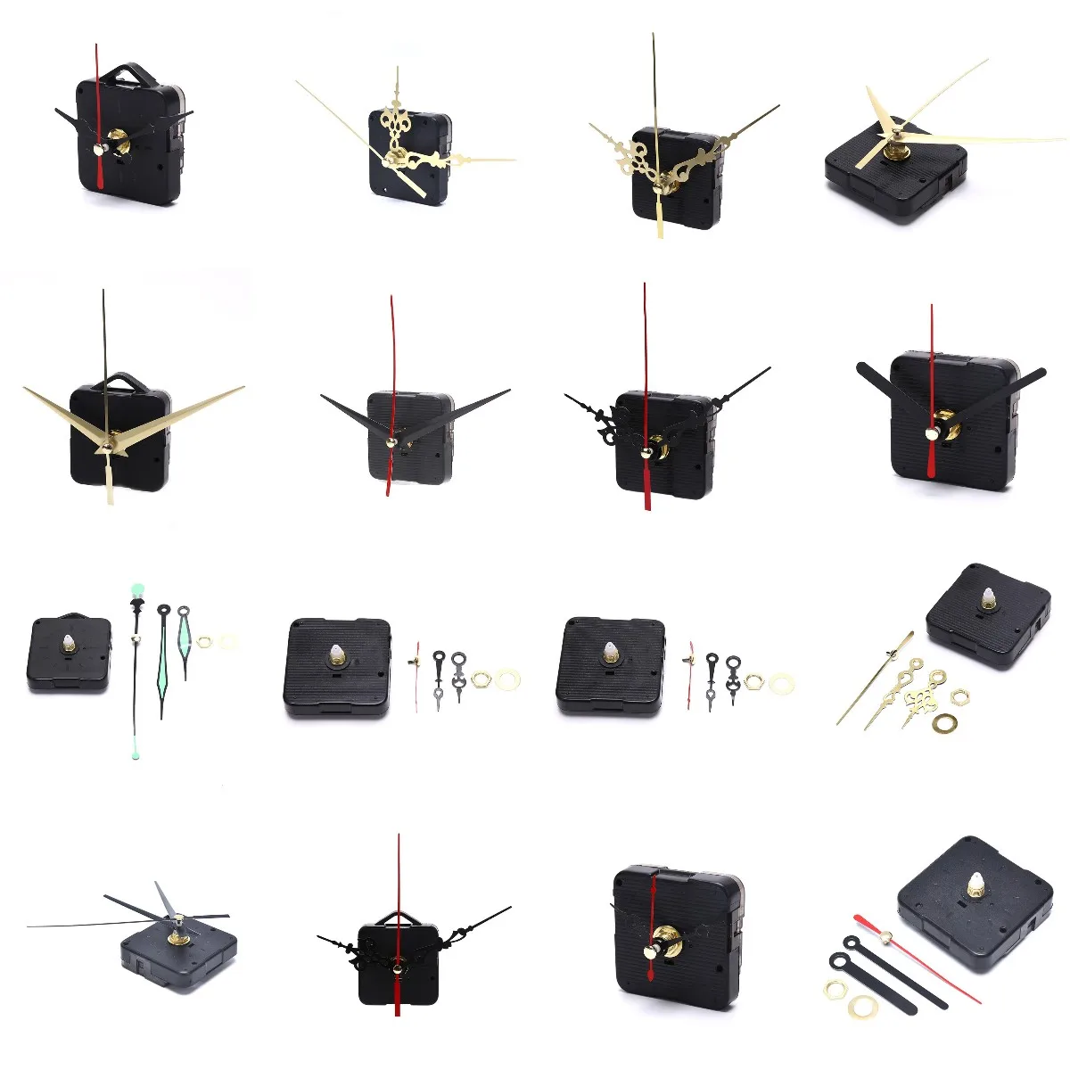 

1Set Hanging DIY Quartz Watch Silent Wall Clock Movement Quartz repair Movement Clock Mechanism Parts with Needles