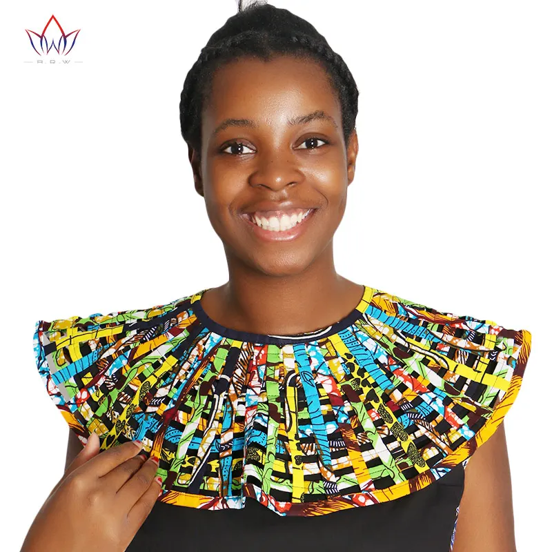 BRW африканские ожерелья из Анкары шаль воротник Женское Ожерелье нескольких