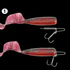 Высококачественная мягкая рыболовная приманка 20 шт., L S 64, 5 см, спиральная силиконовая приманка из нержавеющей стали, рыболовные Пружинные штифты, аксессуары