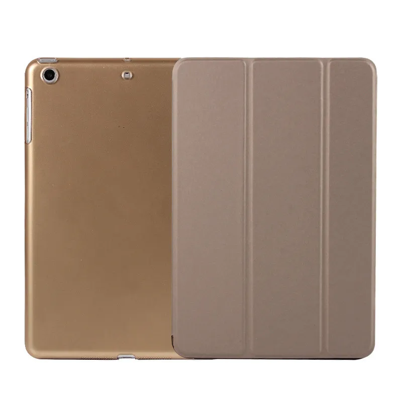 Золотой Для Apple iPad 9,7 дюймов& спящий Wakup ультратонкий кожаный смарт-чехол для iPad A1822 A1823 A1893 - Цвет: Золотой