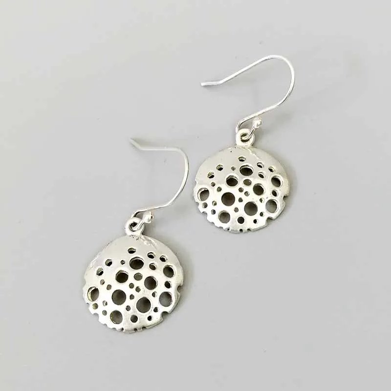 

Серьги женские из серебра 925 пробы, геометрические, круглые, в горошек, креативные, 2019