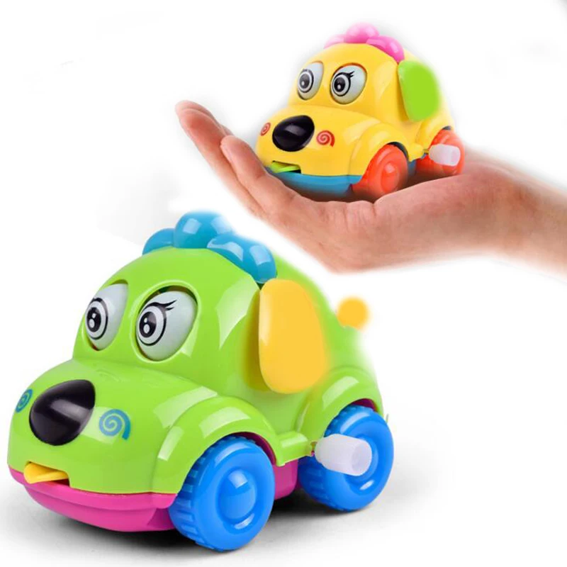 1 шт. красочные пластиковые милые Мультяшные собаки автомобильные заводные цепи