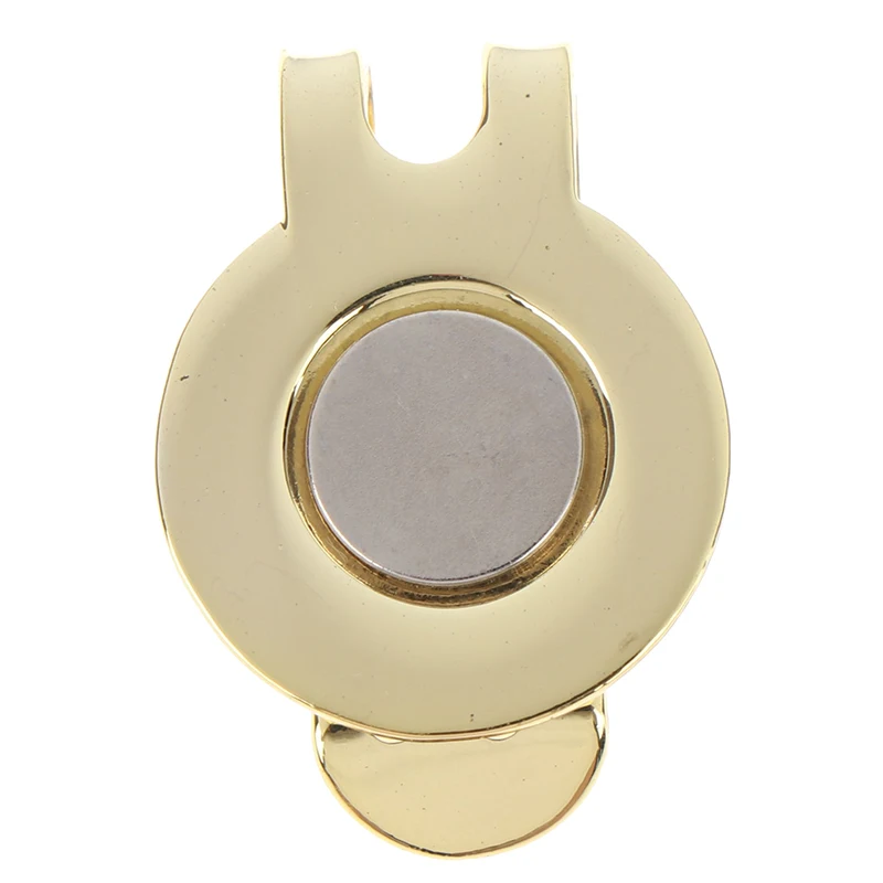 Отметка для мяча гольфа с зажимом шляпы Гольфа Магнитный открытый сплав Гольф