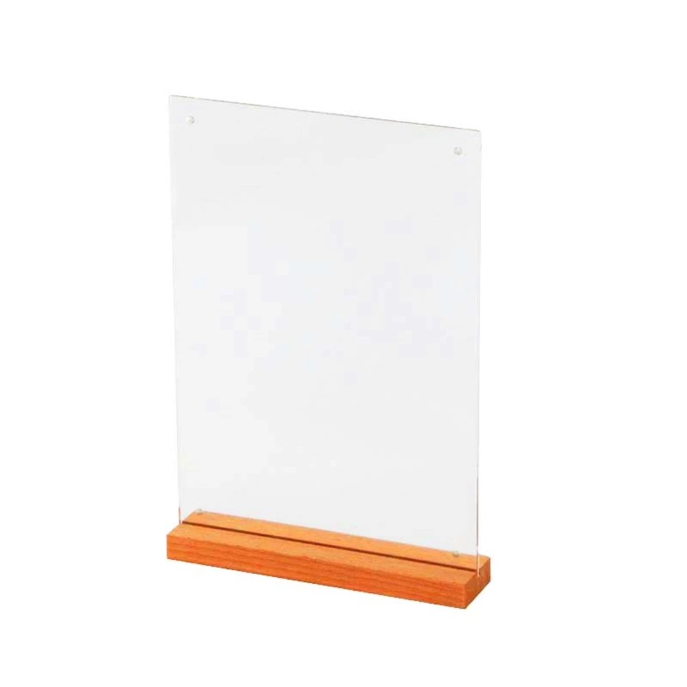 A5 деревянная подставка для баннеров таблиц вывесок меню рекламная рамка