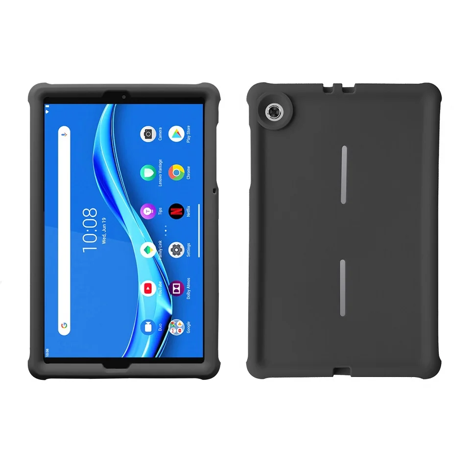 

MingShore Cover For Lenovo Tab M10 Plus TB-X606F TB-X606X 10.3 inch FHD Tablet Kids Friendly Soft Silicone Rugged Case