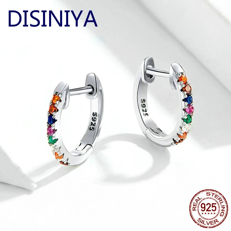 Женские серебряные серьги гвоздики DISINIYA изысканные модные с кисточками Ушные