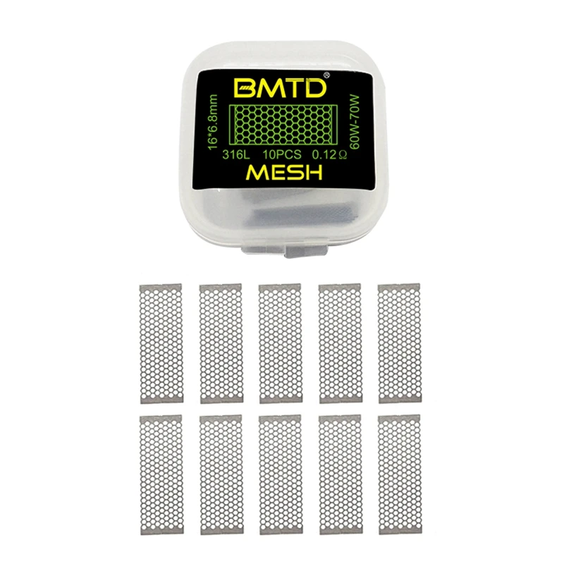 Bmtd 20Pcs Meshwork Pre Built Coils Ka1 0.13Ohm/S316 0.12Ohm Mesh Style Coil Wire For Vandy Vape Rtas Wotofo Profile Rda | Электроника