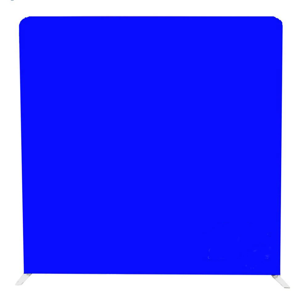 blue with white 8 футов прямой наволочка фон зеленый экран/белый/черный/красный/синий/розовый с рамкой стенд с светодиодный свет для фотографии - Цвет: blue with white