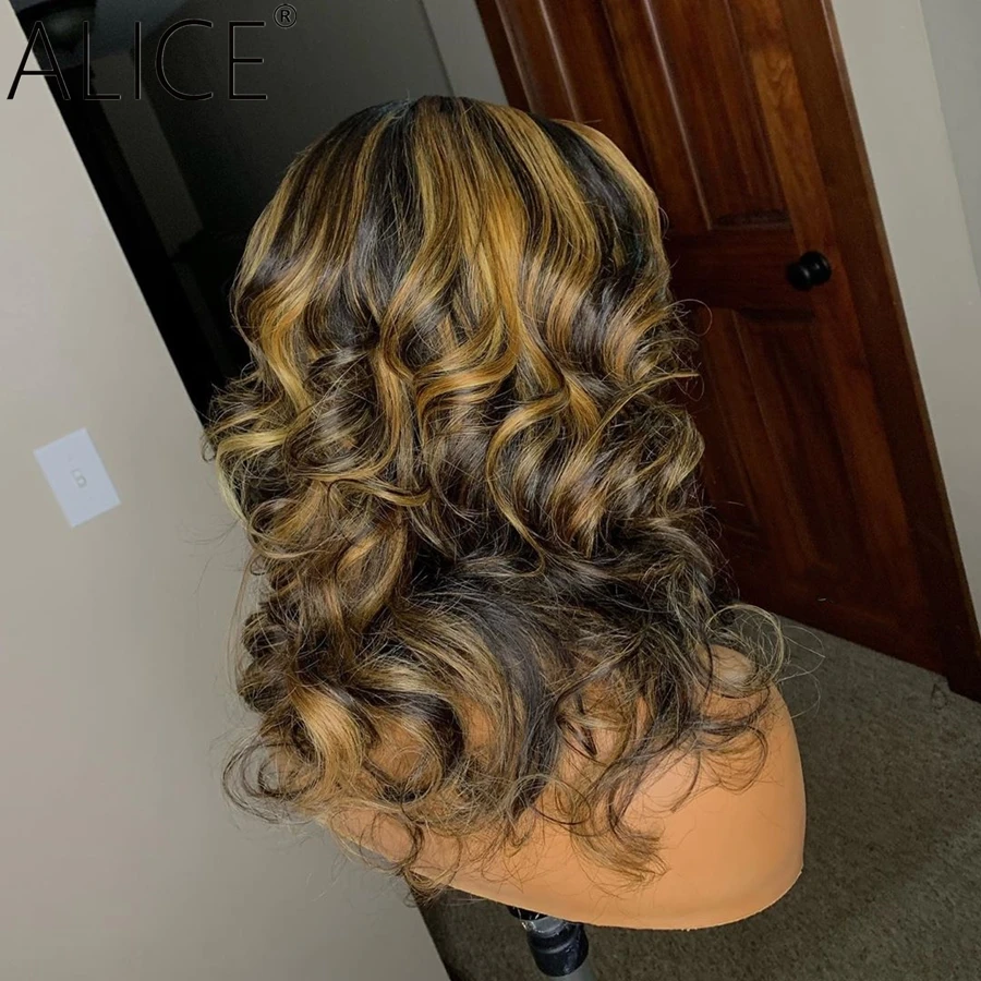 Алиса: безумие возвращается волна 13x6 Выделите Синтетические волосы на кружеве