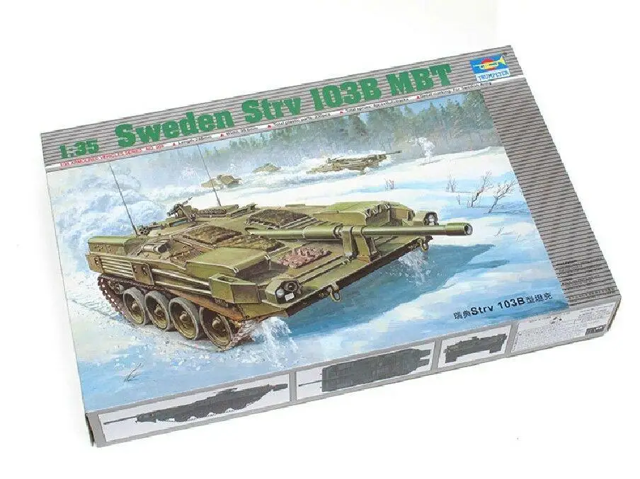 

Trumpeter 00309 1/35 Scale Sweden Strv.103B model kit