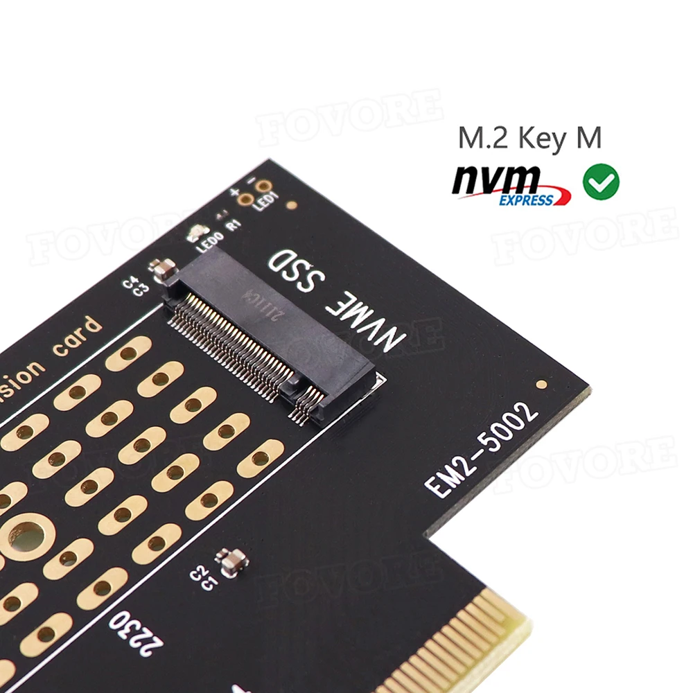 адаптер m2 m 2 nvme m key 2230 2242 2260 2280 ssd pci e 30 карта прео