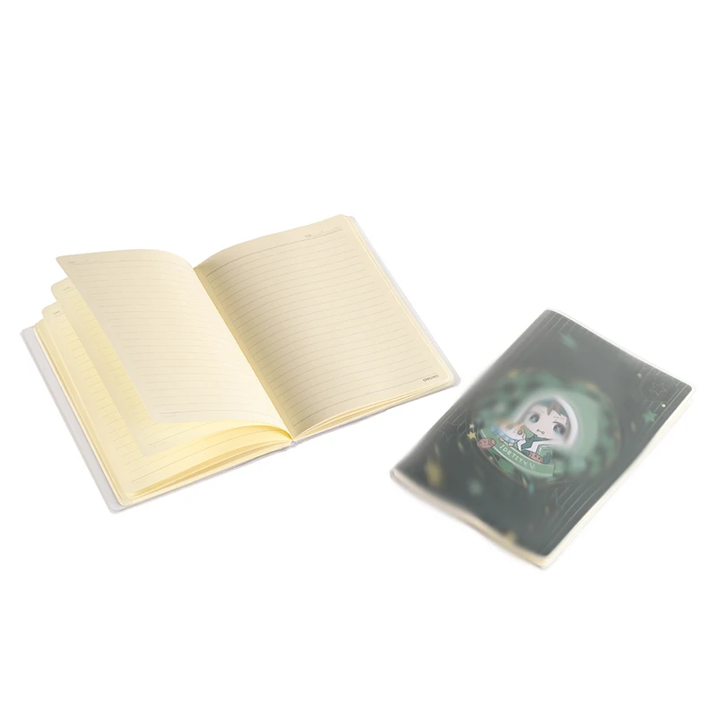 Записная книжка в стиле аниме с персонажами мультфильмов студенческие