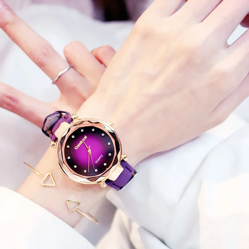 Женские часы 2019 простые Ретро стиль натуральная кожа спортивные кварцевые