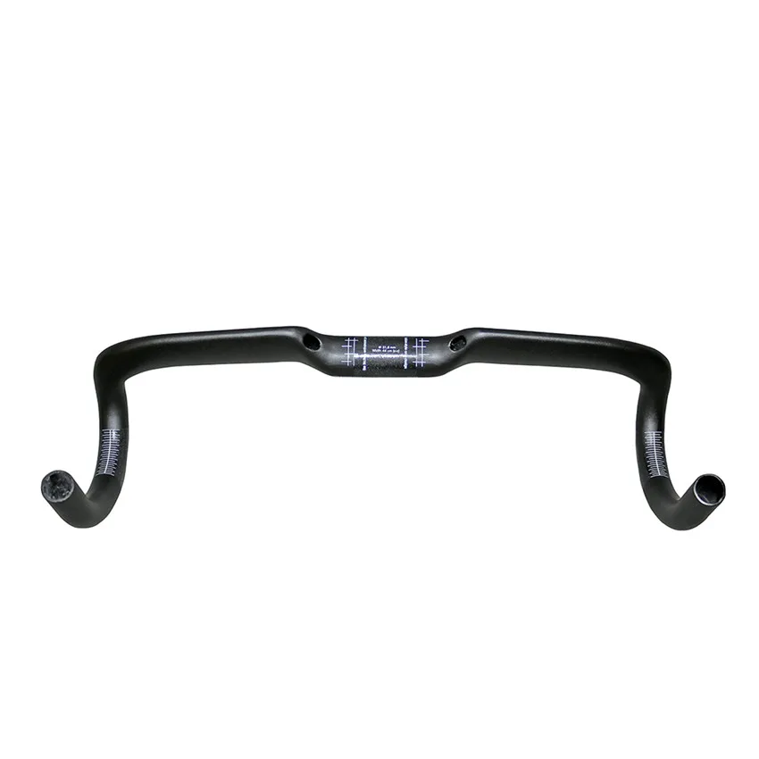 

2020 Carbon Fiber Road Bike Handlebar Matt black curved grooves Drop Handle Bars Matt 31.8*400/420/440mm