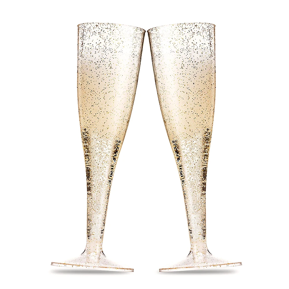 5 шт./компл. одноразовые Пластик красное вино Стекло Свадьба тостов шампанское Futes