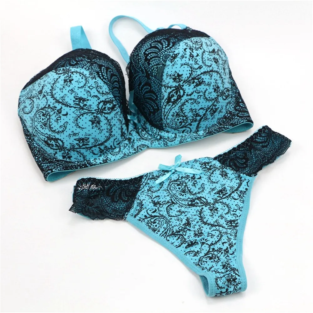 bra and brief sets DaiNaFang Hot Selling Women Sexy Patchwork Bra Comfortable Plus Size Lace Bra Set With Bottom Many Colors Available Underwear bra sets