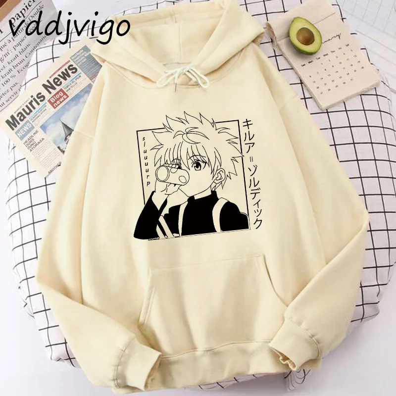 

Manga Hoodies Hunter X Hunter Hoodie Women Pullovers Hxh Sweatshirt Killua Zoldyck Hisoka Japanese Anime Hoody Streetwear Tops