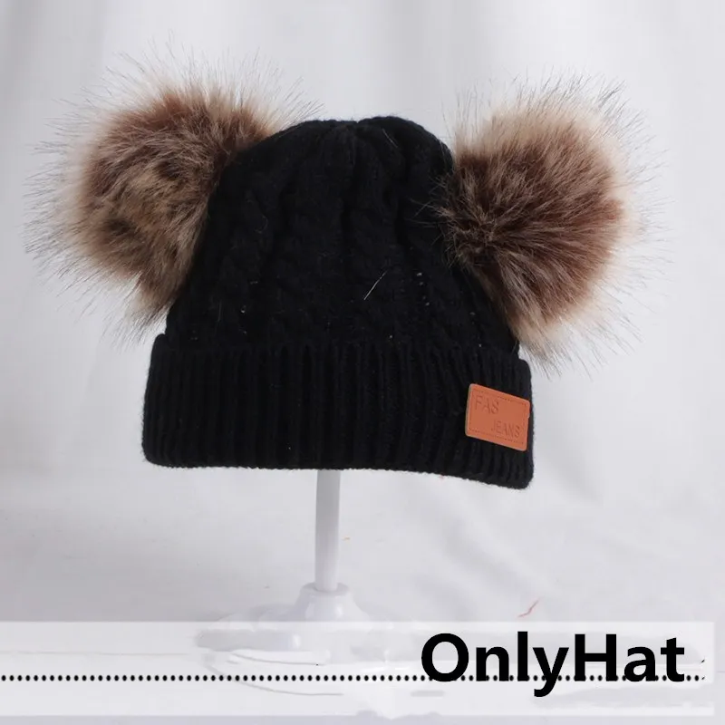 Детская шапка с помпоном зимний шарф детская вязаная Милая для девочек и