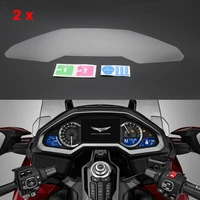 2pcs show chrome dash screen protective speedometer instrument film panel screen protector cover for honda gl1800 goldwing 2018