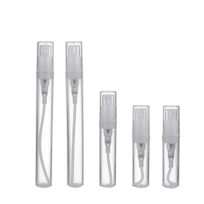 

5pcs/pack 2ML 3ML 5ML 10ML Clear Mini Perfume Glass Bottle Empty Cosmetics Bottle Sample Test Tube Thin Glass Vials Amber Spray