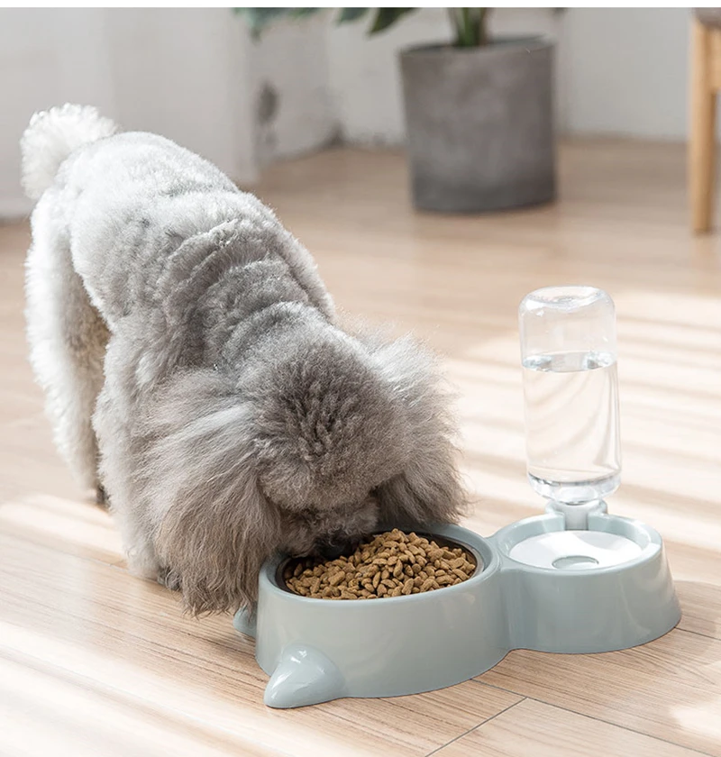 Hipidog бутылка для воды и еды двойная чаша для собачьего питья чаша диспенсер Фидер капельница