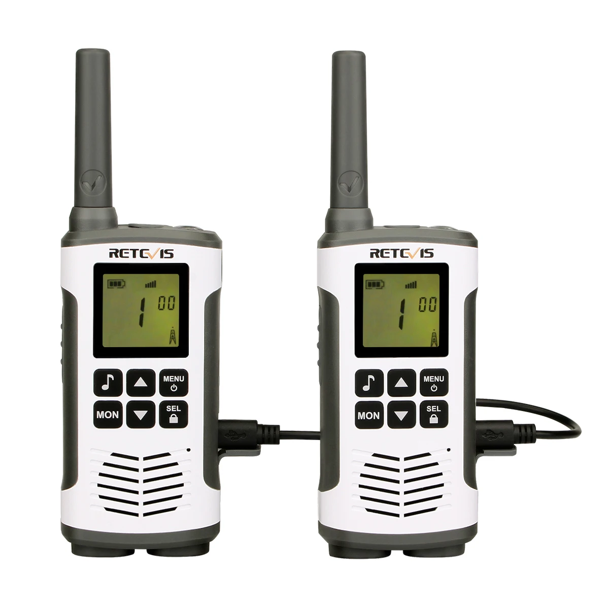 

Retevis RT45 Portable Walkie Talkie 2 pcs 0.5W PMR PMR446 FRS VOX Handy Two Way Radio Emergency Family Use For Motorola TLKR T50