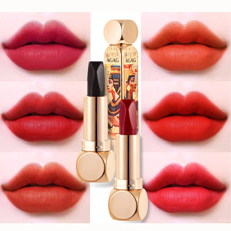 

Six-color Magic Lipstick Waterproof Long Lasting Moisturizing Lip Stick Double Tube Matte Shimmer Makeup Cosmetics