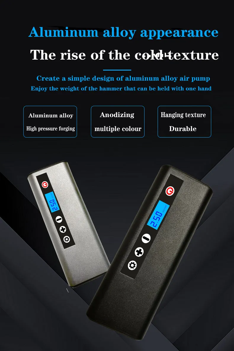 

150PSI K8 Smart Wireless Inflatable Pump Backlight Display Emergency Lighting Power Bank Portable Car Tire Pump (Silver)