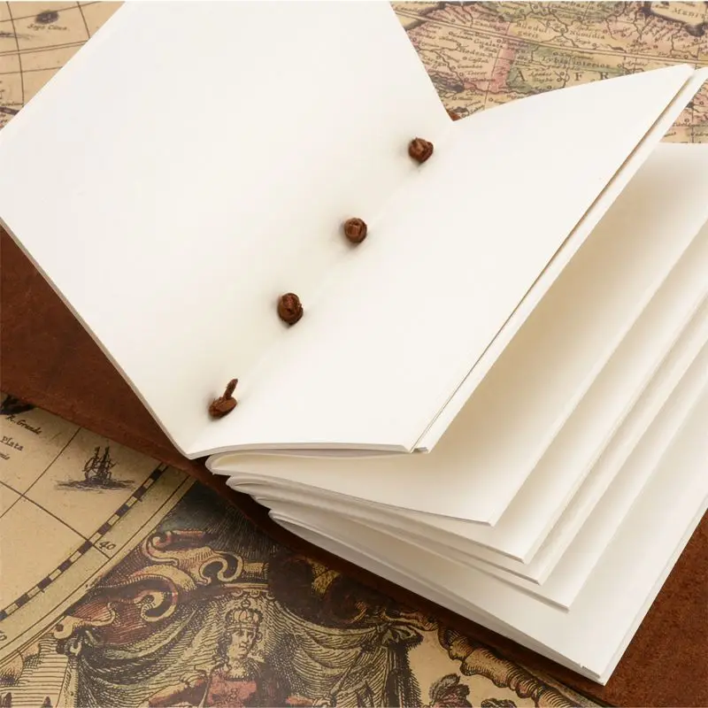 

Leather Journal Travel Notebook, Handmade Vintage Leather Bound Writing Notebook P9YA