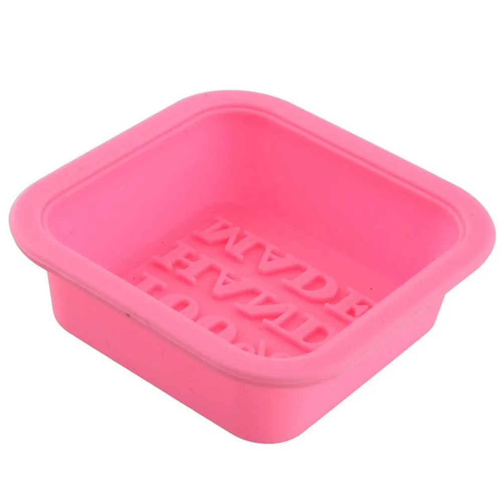Розовый Силиконовый пресс форма милая печь ручной работы мыло формы DIY