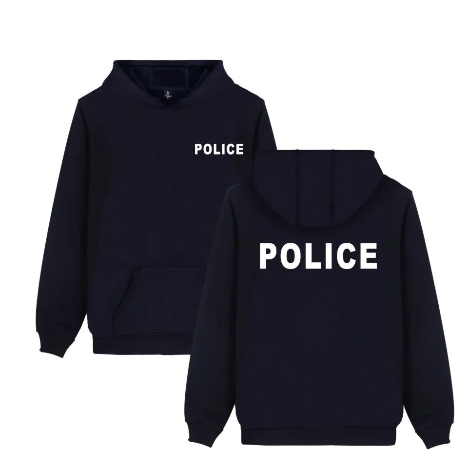 Полицейская одежда мужская модная куртка пальто полицейские толстовки